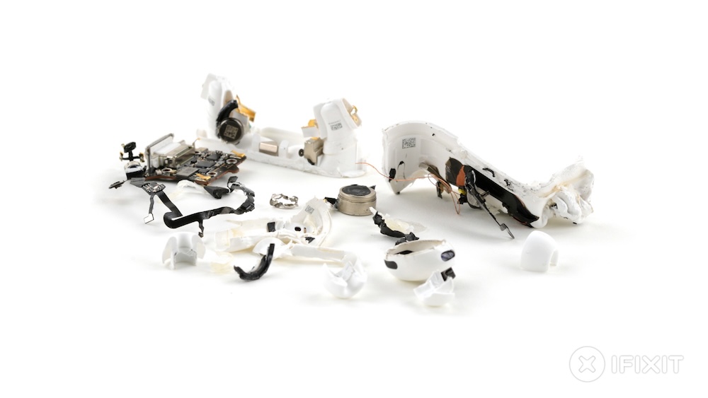 iFixit 拆解蘋果 AirPods Pro 3 耳機:電池更換難度極高,可維修性評分 0 分 - 電腦王阿達 AirPods Pro 3