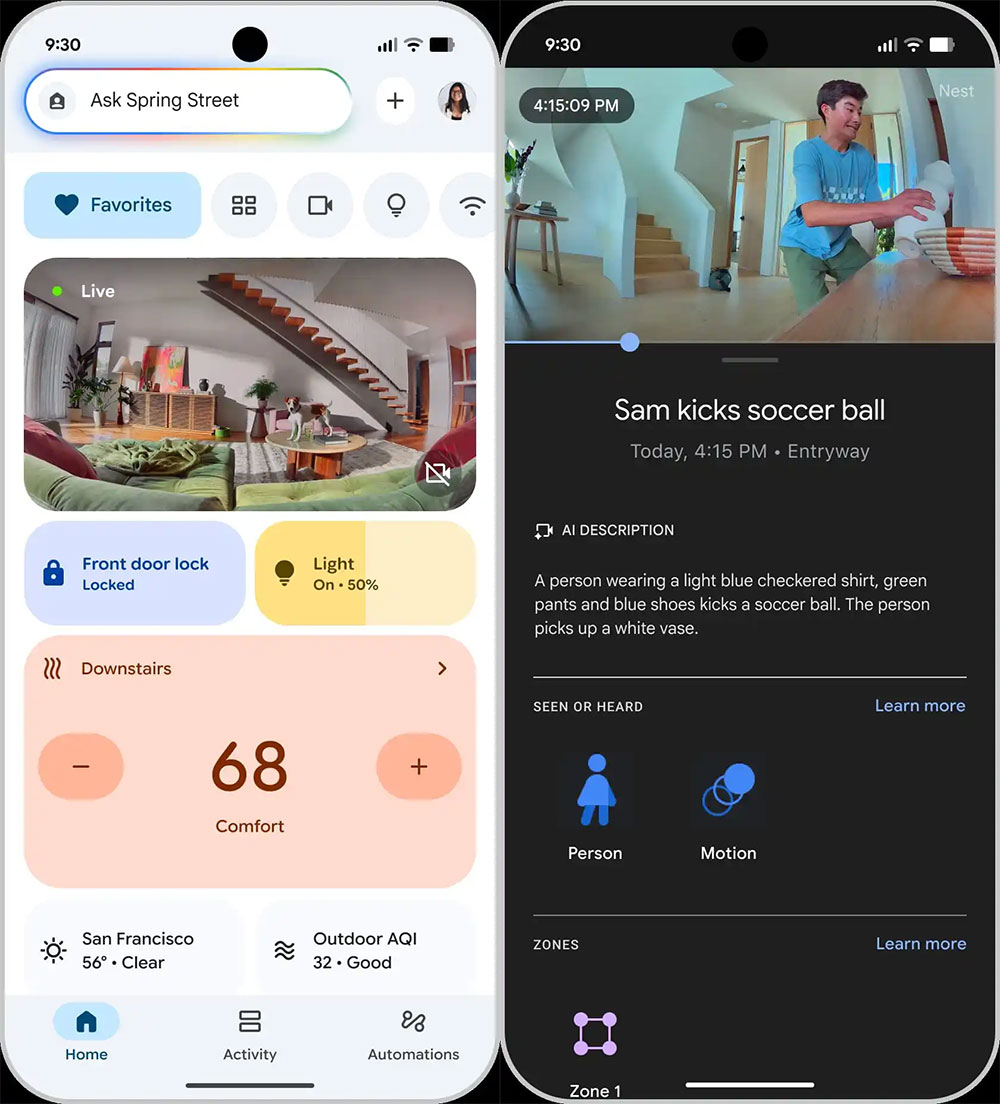 Gemini for Home 和重新設計的 Home 應用程式今天開始推出 - 電腦王阿達 Gemini for Home 和重新設計的 Home 應用程式今天開始推出 - 電腦王阿達