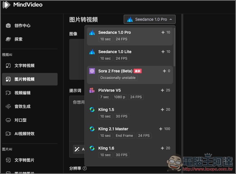 MindVideo 免邀請碼就能免費玩 Sora 2 影片生成,沒有數量限制 - 電腦王阿達 MindVideo 免邀請碼就能免費玩 Sora 2 影片生成,沒有數量限制 - 電腦王阿達