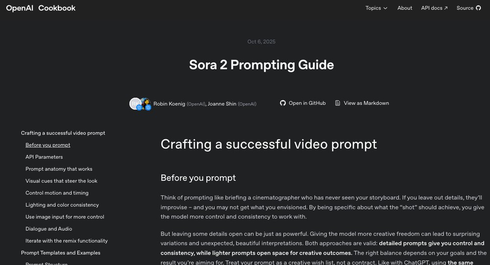 OpenAI 釋出官方「Sora 2 提示詞指南」,不知道怎麼寫的人快看 - 電腦王阿達 OpenAI 釋出官方「Sora 2 提示詞指南」,不知道怎麼寫的人快看 - 電腦王阿達