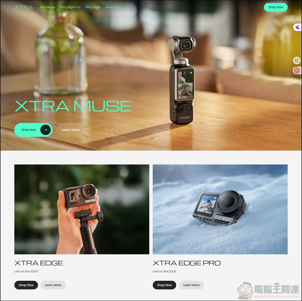 美國出現與 DJI OSMO Pocket3 幾乎完全一樣的手持三軸「Xtra Muse」 - 電腦王阿達 美國出現與 DJI OSMO Pocket3 幾乎完全一樣的手持三軸「Xtra Muse」 - 電腦王阿達