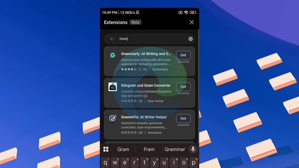 微軟準備讓 Android 版 Edge 支援安裝所有桌面版擴充功能 - 電腦王阿達 微軟準備讓 Android 版 Edge 支援安裝所有桌面版擴充功能 - 電腦王阿達