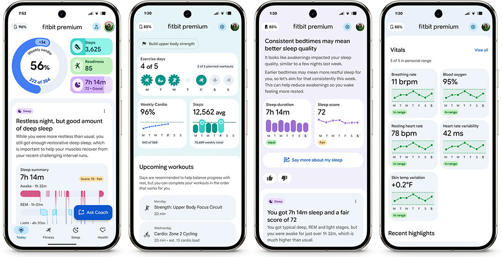 Google 重新設計的 AI 驅動 Fitbit 即將向進階用戶推出 - 電腦王阿達 Google 重新設計的 AI 驅動 Fitbit 即將向進階用戶推出 - 電腦王阿達