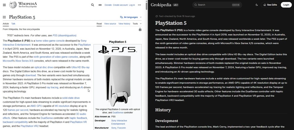 xAI 正式推出由 AI 驅動的「Grokipedia」,號稱超越傳統維基百科,但被外媒抓到部分內容完全抄襲 - 電腦王阿達 xAI 正式推出由 AI 驅動的「Grokipedia」,號稱超越傳統維基百科,但被外媒抓到部分內容完全抄襲 - 電腦王阿達