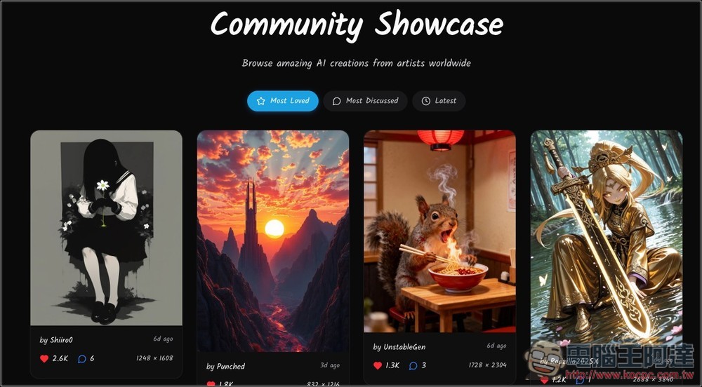 AI Gallery 無審查、無限制、可生成 NSFW 的免費 AI 生圖工具 - 電腦王阿達 AI Gallery 無審查、無限制、可生成 NSFW 的免費 AI 生圖工具 - 電腦王阿達