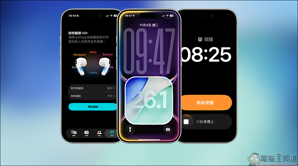 iOS 26.1 正式版登場!一次看懂 5 大新功能與細節強化 - 電腦王阿達 iOS 26.1 正式版登場!一次看懂 5 大新功能與細節強化 - 電腦王阿達