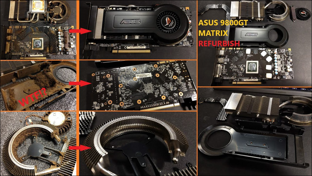 二手菸吸好吸滿的ROG 9800GT MATRIX顯卡,來看看國外 YouTuber 如何處置 - 電腦王阿達 二手菸吸好吸滿的ROG 9800GT MATRIX顯卡,來看看國外 YouTuber 如何處置 - 電腦王阿達