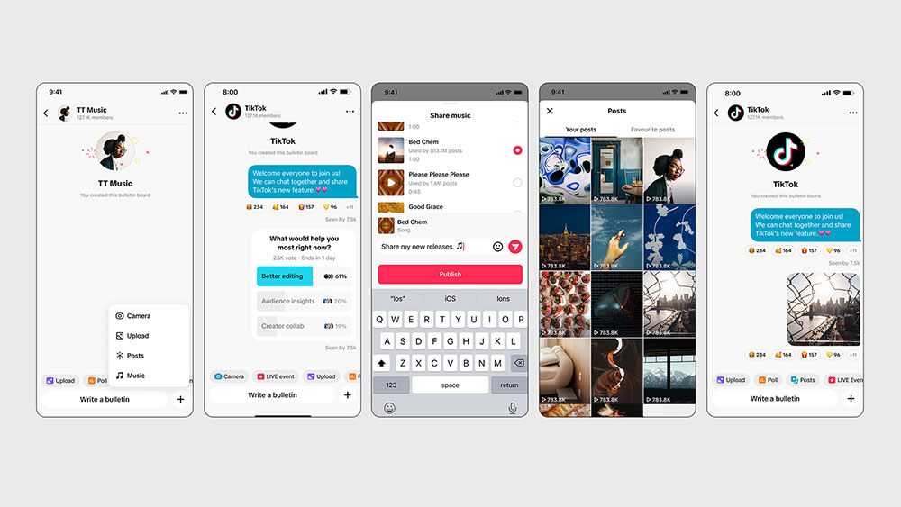 TikTok 推出類似於 Instagram 廣播頻道的新公告板功能 - 電腦王阿達 TikTok 推出類似於 Instagram 廣播頻道的新公告板功能 - 電腦王阿達