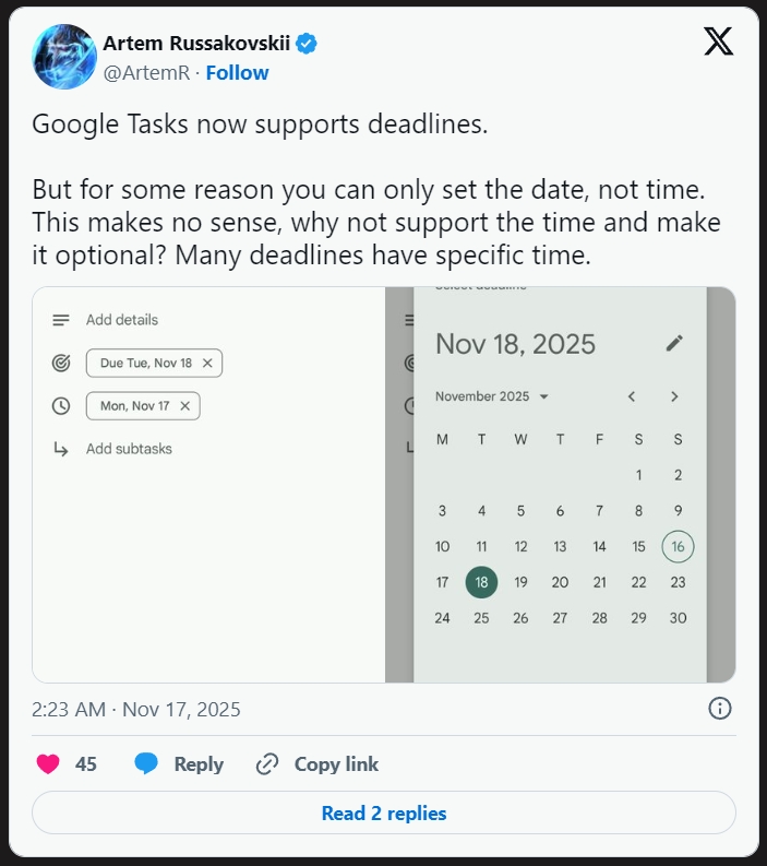 Google Tasks 終於可以新增截止日期 - 電腦王阿達 Google Tasks 終於可以新增截止日期 - 電腦王阿達