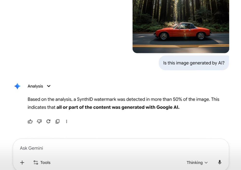 Gemini 應用現在可以告訴你照片是否為 AI 生成 - 電腦王阿達 Gemini 應用現在可以告訴你照片是否為 AI 生成 - 電腦王阿達
