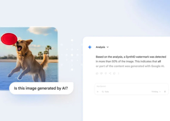 Gemini 應用現在可以告訴你照片是否為 AI 生成