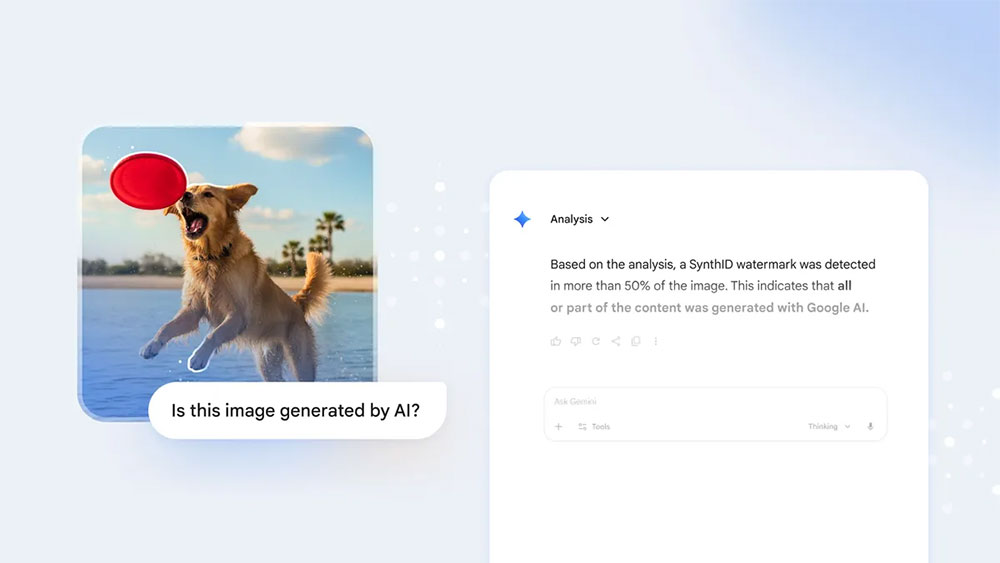 Gemini 應用現在可以告訴你照片是否為 AI 生成 - 電腦王阿達 Gemini 應用現在可以告訴你照片是否為 AI 生成 - 電腦王阿達