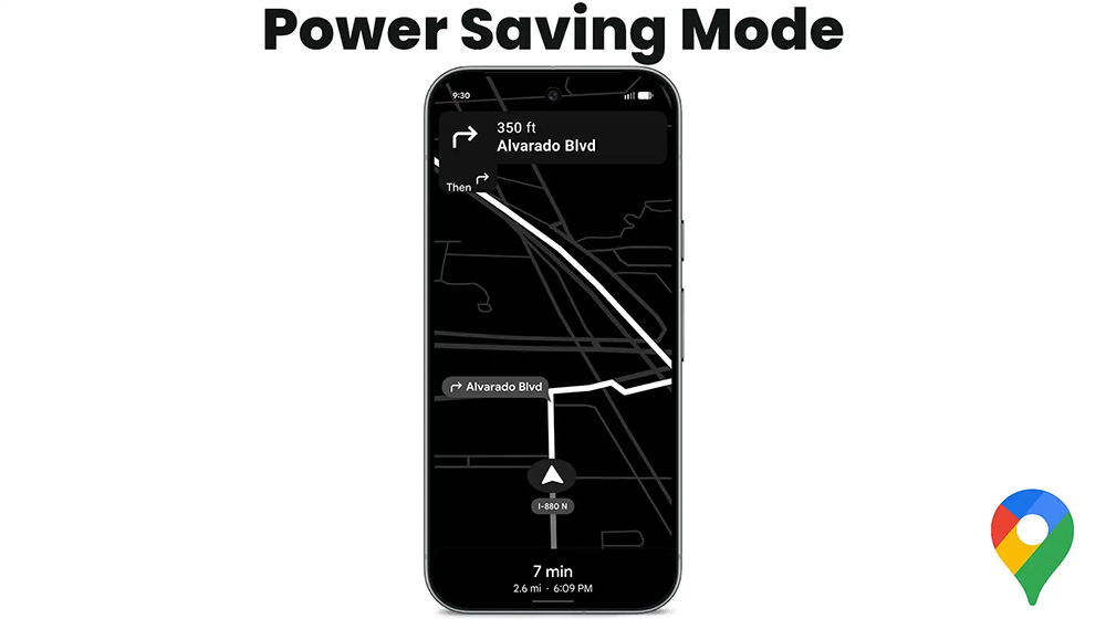Google Maps 省電導航新功能正式推出,Pixel 10 系列獨享 - 電腦王阿達 Google Maps