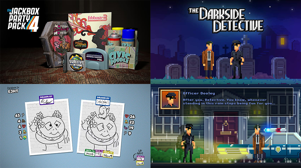 傳說級派對遊戲《The Jackbox Party Pack 4》限免!《The Darkside Detective》同步免費領取 - 電腦王阿達 傳說級派對遊戲《The Jackbox Party Pack 4》限免!《The Darkside Detective》同步免費領取 - 電腦王阿達