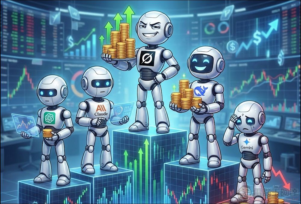 誰最會投資?Gemini、ChatGPT、Grok、Claude與DeepSeek AI 交易競技場大對決 - 電腦王阿達 誰最會投資?Gemini、ChatGPT、Grok、Claude與DeepSeek AI 交易競技場大對決 - 電腦王阿達