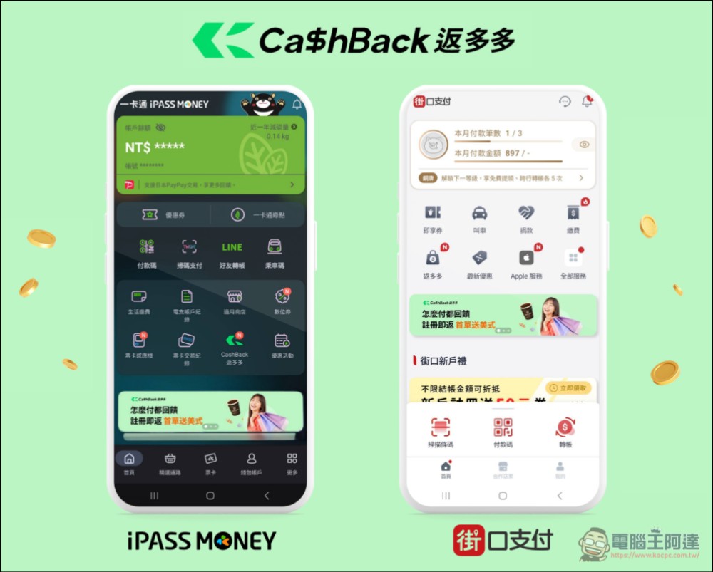 網購族必看!綠界「CashBack 返多多」最高10%無腦回饋,三大支付都能賺! - 電腦王阿達 網購族必看!綠界「CashBack 返多多」最高10%無腦回饋,三大支付都能賺! - 電腦王阿達