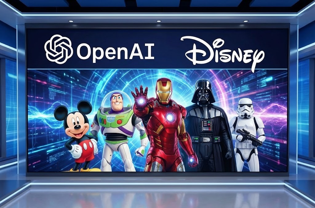 迪士尼斥資 10 億美元入股 OpenAI,將開放 Sora 使用迪士尼 IP 生成 AI 影片 - 電腦王阿達 迪士尼斥資 10 億美元入股 OpenAI,將開放 Sora 使用迪士尼 IP 生成 AI 影片 - 電腦王阿達