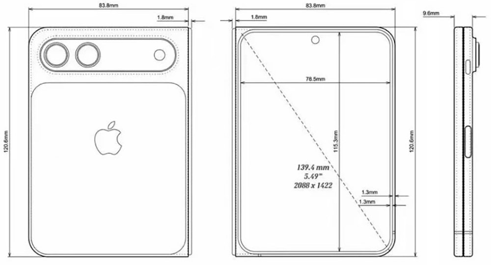 iPhone Fold 展開後接近 iPad mini?最新 CAD 設計圖曝光 - 電腦王阿達 iPhone Fold 展開後接近 iPad mini?最新 CAD 設計圖曝光 - 電腦王阿達