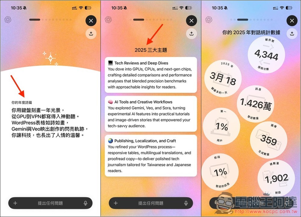 ChatGPT 推出「你的 ChatGPT 年度回顧」功能,教你怎麼搶先體驗 - 電腦王阿達 ChatGPT 推出「你的 ChatGPT 年度回顧」功能,教你怎麼搶先體驗 - 電腦王阿達