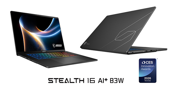 微星 MSI CES2026 展現硬派實力:從 300W 效能怪獸筆電到 AI 掌機,全面定義「Innovate Beyond」 - 電腦王阿達 微星 MSI CES2026 展現硬派實力:從 300W 效能怪獸筆電到 AI 掌機,全面定義「Innovate Beyond」 - 電腦王阿達