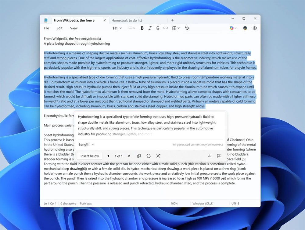 你可以在 Windows 11 記事本應用中建立表格,AI 文字串流馬上就到 - 電腦王阿達 你可以在 Windows 11 記事本應用中建立表格,AI 文字串流馬上就到 - 電腦王阿達
