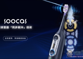 口腔護理邁入「同步化」時代：Soocas NEOS II 系列「刷沖合一」重塑潔牙標準