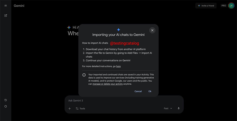 Google Gemini 計畫讓你更輕鬆地從 ChatGPT 轉移過來 - 電腦王阿達 Google Gemini 計畫讓你更輕鬆地從 ChatGPT 轉移過來 - 電腦王阿達