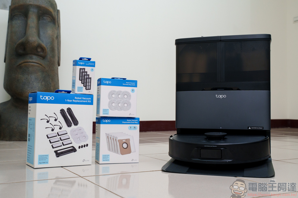 Tapo RV50 Pro Omni 評測:15000Pa 吸力、熱水洗拖布、自動斷髮功能,還免費到府安裝服務 - 電腦王阿達 Tapo RV50 Pro Omni 評測:15000Pa 吸力、熱水洗拖布、自動斷髮功能,還免費到府安裝服務 - 電腦王阿達