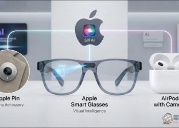 蘋果加速開發三款 AI 穿戴裝置：Apple 智慧眼鏡、Apple Pin 吊飾、相機 AirPods 全面曝光