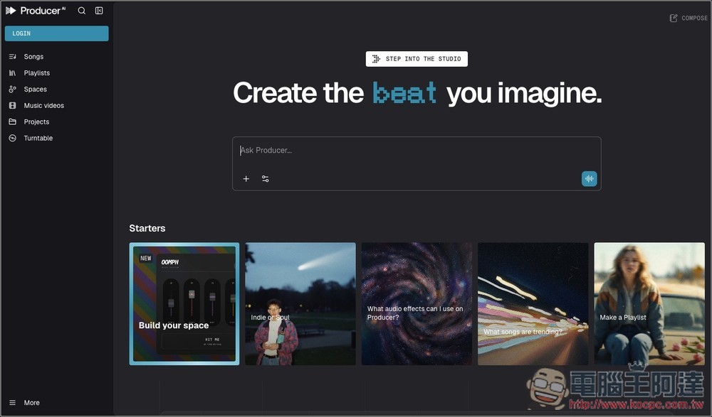 Producer.ai 被 Google 收購的 AI 音樂代理創作平台!不只能生成音樂,還能製作音樂錄影帶、聆聽音樂空間 - 電腦王阿達 Producer.ai 被 Google 收購的 AI 音樂代理創作平台!不只能生成音樂,還能製作音樂錄影帶、聆聽音樂空間 - 電腦王阿達