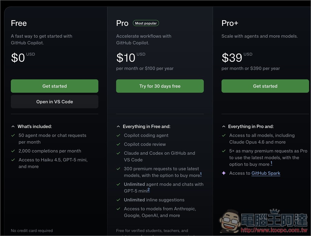 想體驗 OpenClaw 但又煩惱模型花費問題嗎?教你透過 GitHub Copilot 免費用 GPT-4o、GPT-5 mini 等模型 - 電腦王阿達 想體驗 OpenClaw 但又煩惱模型花費問題嗎?教你透過 GitHub Copilot 免費用 GPT-4o、GPT-5 mini 等模型 - 電腦王阿達