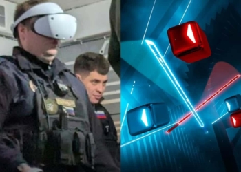 這算蒐證嗎？俄羅斯警察抓逃兵卻玩起現場的VR裝置