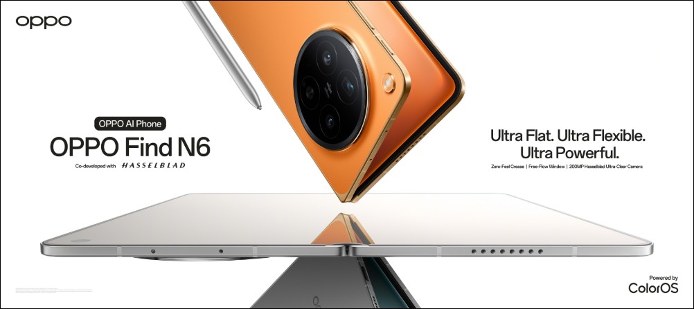 摺疊屏進入「無感」時代:OPPO Find N6 正式發表,微米級 3D 列印鉸鏈重塑旗艦標竿 - 電腦王阿達 摺疊屏進入「無感」時代:OPPO Find N6 正式發表,微米級 3D 列印鉸鏈重塑旗艦標竿 - 電腦王阿達
