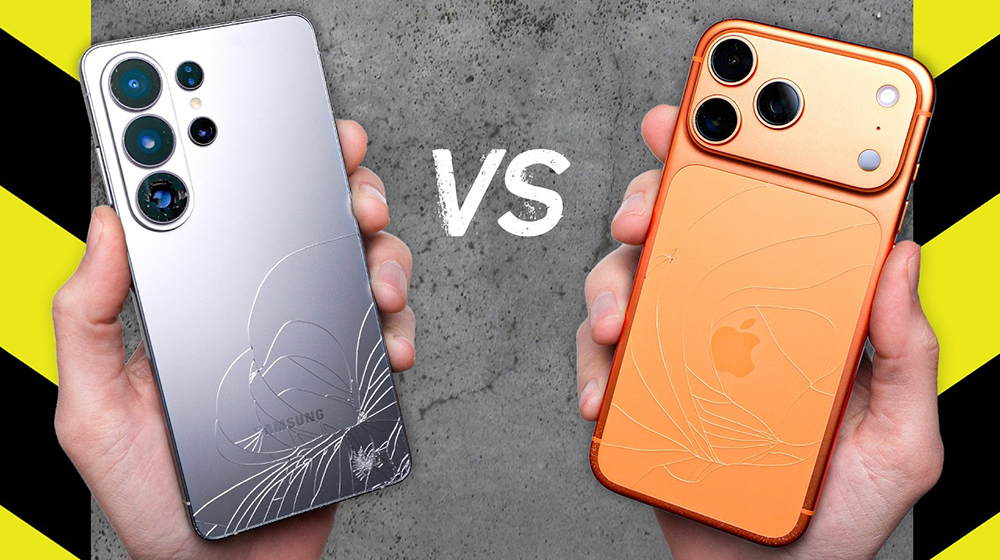 iPhone 17 Pro Max 對決 Galaxy S26 Ultra 跌落測試,最後結果超意外 - 電腦王阿達 iPhone 17 Pro Max 對決 Galaxy S26 Ultra 跌落測試,最後結果超意外 - 電腦王阿達