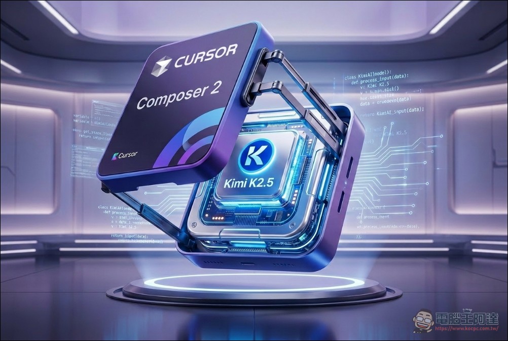 糗!Cursor 自研編程模型 Composer 2 被抓包竟是中國開源模型 Kimi K2.5 換皮 - 電腦王阿達 糗!Cursor 自研編程模型 Composer 2 被抓包竟是中國開源模型 Kimi K2.5 換皮 - 電腦王阿達