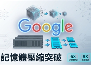 Google 發表全新記憶壓縮技術 TurboQuant，記憶體占用銳減 6 倍、推理速度狂飆 8 倍