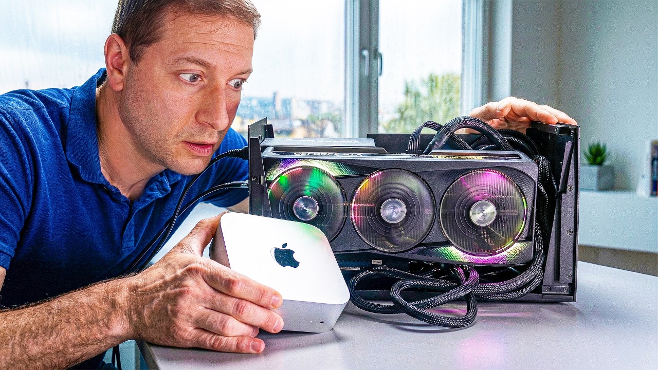 國外 YouTuber 實測 Mac mini 外接 RTX-5090 顯卡跑 AI,結果讓人震驚! - 電腦王阿達 國外 YouTuber 實測 Mac mini 外接 RTX-5090 顯卡跑 AI,結果讓人震驚! - 電腦王阿達