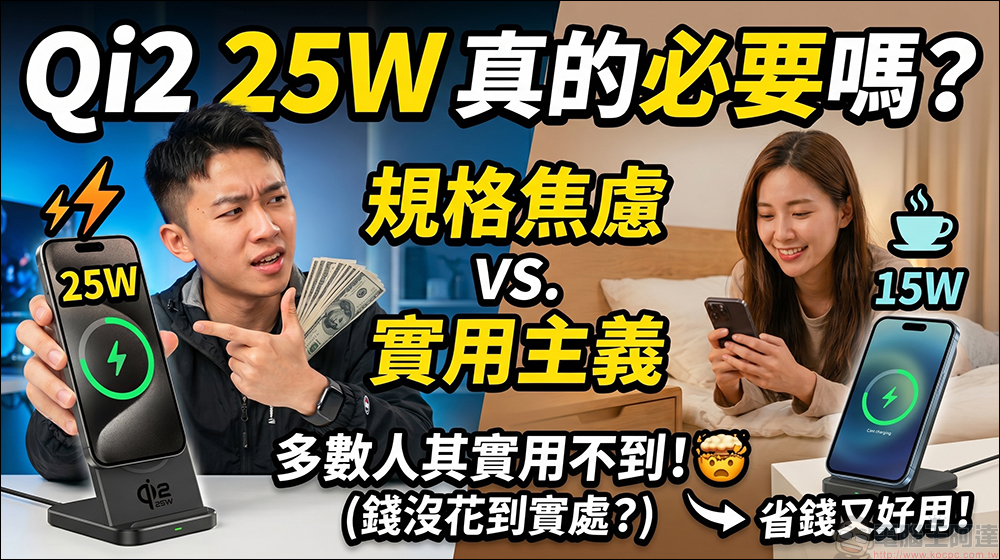 Qi2 25W 無線充電真的有必要嗎?多數人其實用不到的關鍵原因 - 電腦王阿達 Qi2 25W 無線充電真的有必要嗎?多數人其實用不到的關鍵原因 - 電腦王阿達