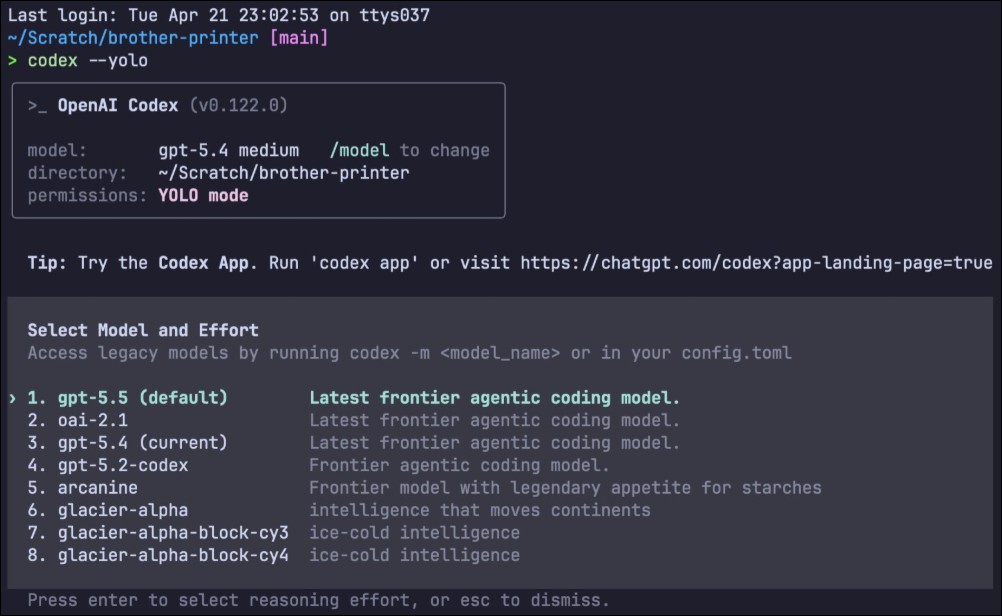 即將發表?OpenAI 最新重量級模型 GPT-5.5 在 Codex 介面「意外」現身 - 電腦王阿達 即將發表?OpenAI 最新重量級模型 GPT-5.5 在 Codex 介面「意外」現身 - 電腦王阿達