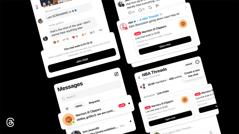 Threads 獲得即時聊天功能,可在直播時加入群組對話 - 電腦王阿達 Threads 獲得即時聊天功能,可在直播時加入群組對話 - 電腦王阿達