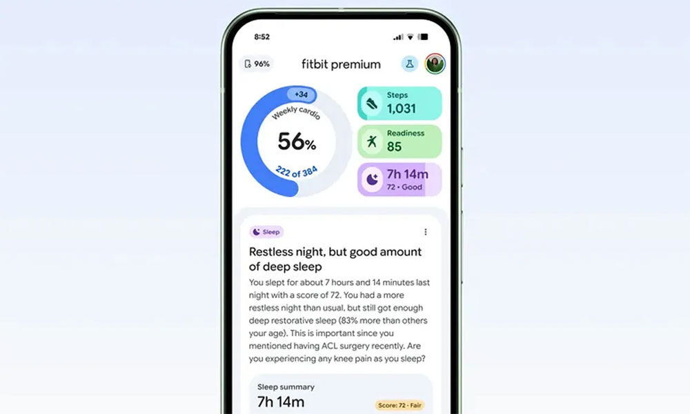 Fitbit 最新更新將應用程式變成了一個可以進行對話的私人教練 - 電腦王阿達 Fitbit 最新更新將應用程式變成了一個可以進行對話的私人教練 - 電腦王阿達