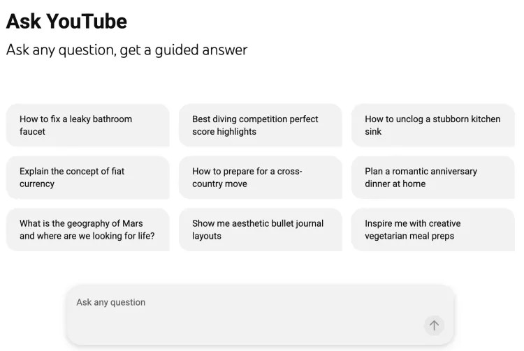 Google 正在測試 AI 驅動的「Ask YouTube」功能,獲得多部影片 + 摘要的搜尋結果 - 電腦王阿達 Google 正在測試 AI 驅動的「Ask YouTube」功能,獲得多部影片 + 摘要的搜尋結果 - 電腦王阿達