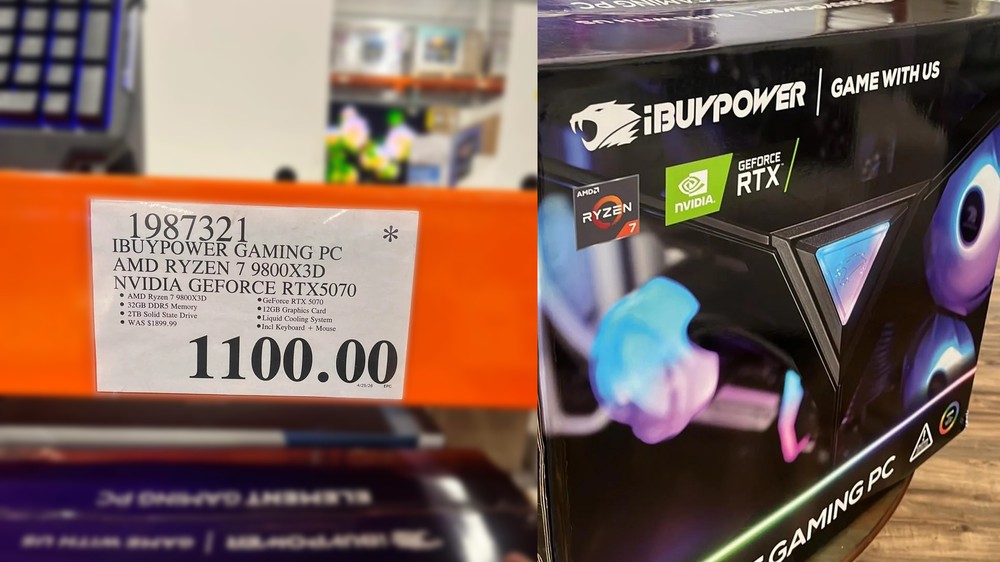 超幸運!國外網友在 Costco 撿到便宜,1,100 美元就帶走 Ryzen 9800X3D + RTX 5070 + 2TB SSD 遊戲電腦 - 電腦王阿達 超幸運!國外網友在 Costco 撿到便宜,1,100 美元就帶走 Ryzen 9800X3D + RTX 5070 + 2TB SSD 遊戲電腦 - 電腦王阿達