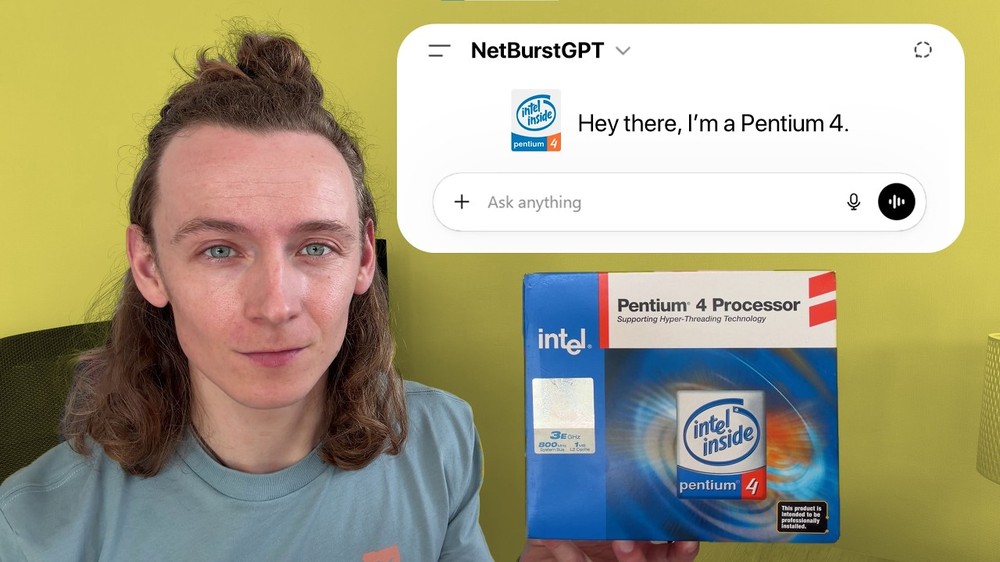 國外 YouTuber 實測 20 年前 Pentium 4 電腦跑本地 LLM，回答一個問題花了 33 分鐘 - 電腦王阿達