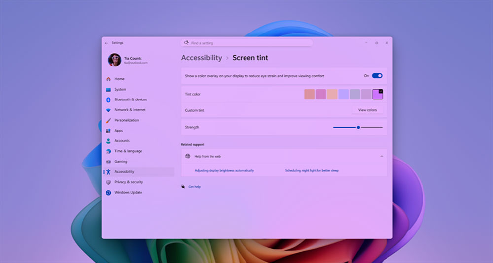 Windows 11 即將推出全新螢幕著色模式,對你的眼睛更友善 - 電腦王阿達 Windows 11 即將推出全新螢幕著色模式,對你的眼睛更友善 - 電腦王阿達