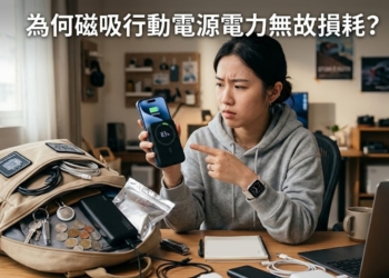 新買的無線磁吸式行動電源為何電力會無故損耗?