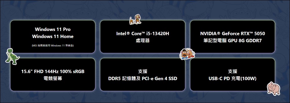 巴斯光年降臨電競筆電!MSI Cyborg 15 C13W《玩具總動員》特仕版開放預購,售價 NT$59,900 - 電腦王阿達 巴斯光年降臨電競筆電!MSI Cyborg 15 C13W《玩具總動員》特仕版開放預購,售價 NT$59,900 - 電腦王阿達