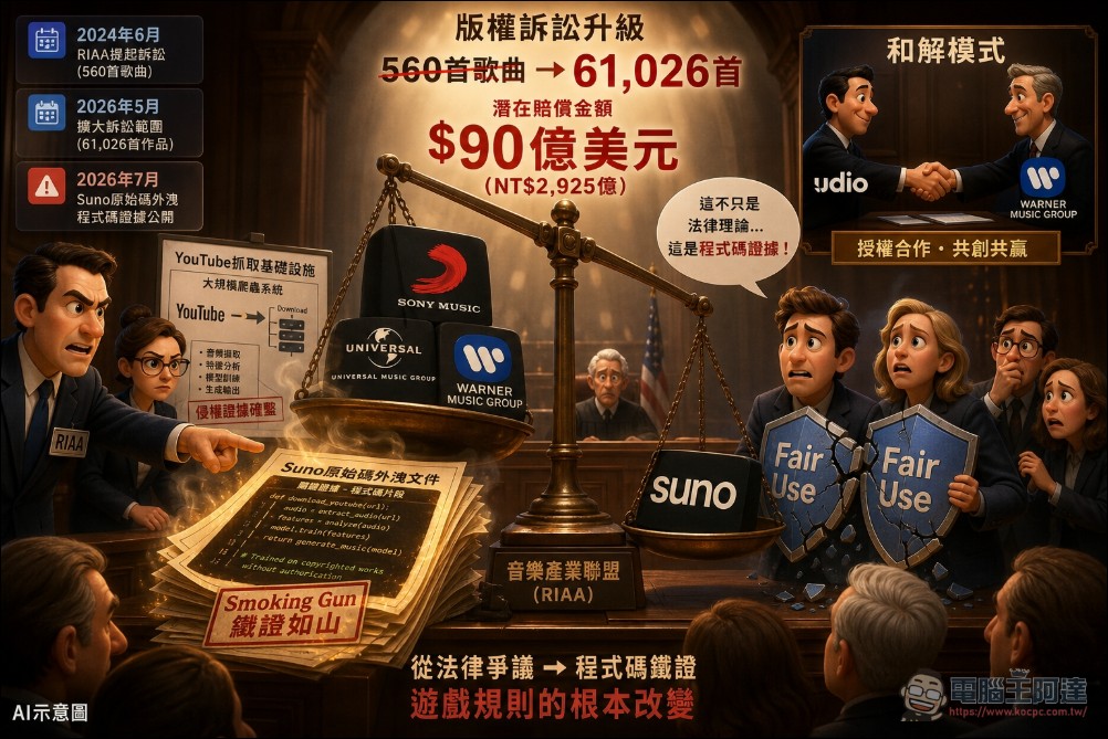 Suno AI 遭 Shai-Hulud 蠕蟲入侵,外洩原始碼揭露從 YouTube 抓取逾 11 萬小時音樂訓練模型 - 電腦王阿達 Suno AI 遭 Shai-Hulud 蠕蟲入侵,外洩原始碼揭露從 YouTube 抓取逾 11 萬小時音樂訓練模型 - 電腦王阿達