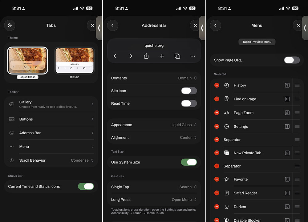 iOS 瀏覽器「Quiche Browser」,極簡主義者的好朋友 - 電腦王阿達 iOS 瀏覽器「Quiche Browser」,極簡主義者的好朋友 - 電腦王阿達
