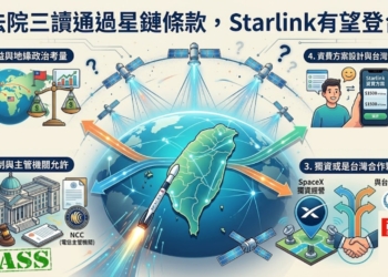 電信管理法 (星鏈條款)通過，Starlink有望登台!?